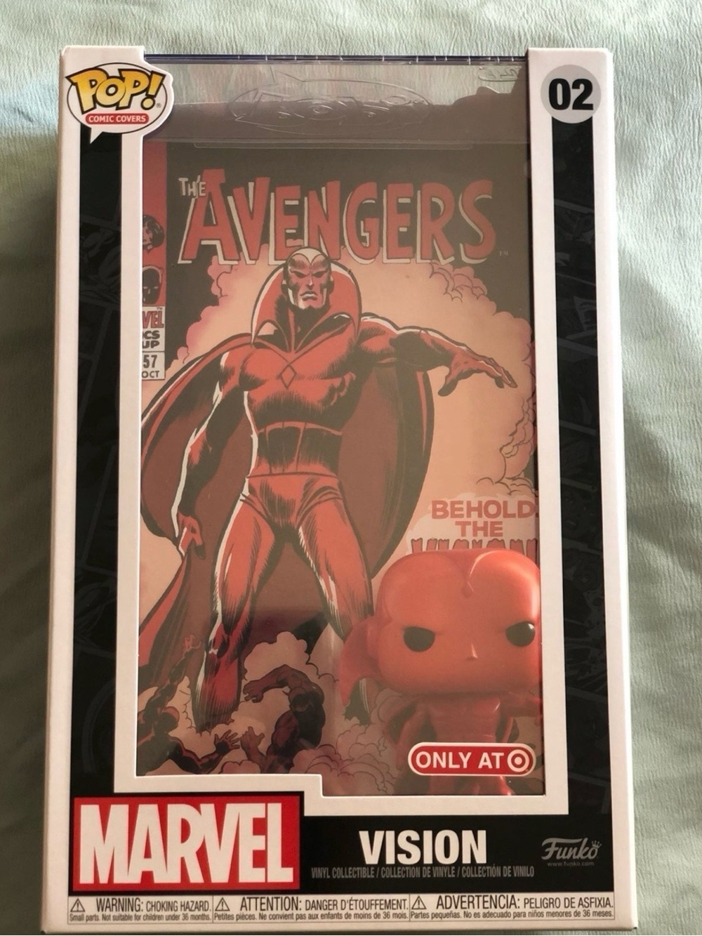 Funko Pop! Marvel Vision Collectible - Red